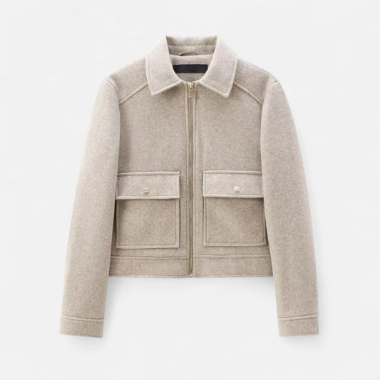 Mia | Elegant Warm Wool Coat for Women 1